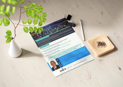 Speaker One sheet Design