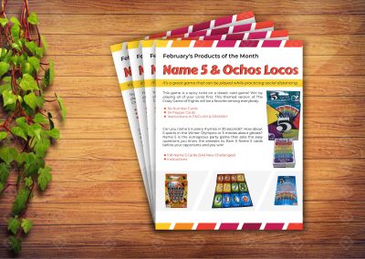 product sell sheet for licencing